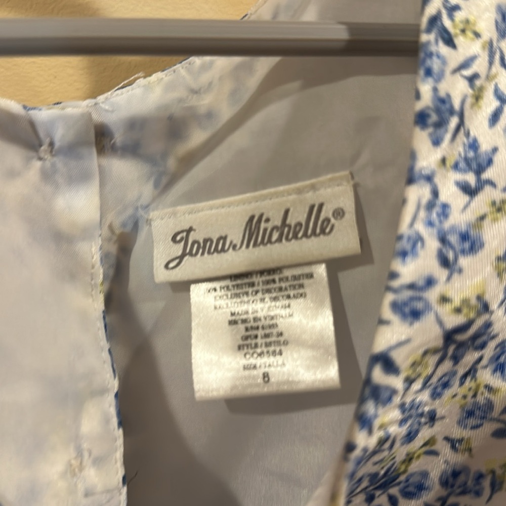 Jona Michelle Blue Formal Dress with Sophisticated Elegance - Picture 2 of 3